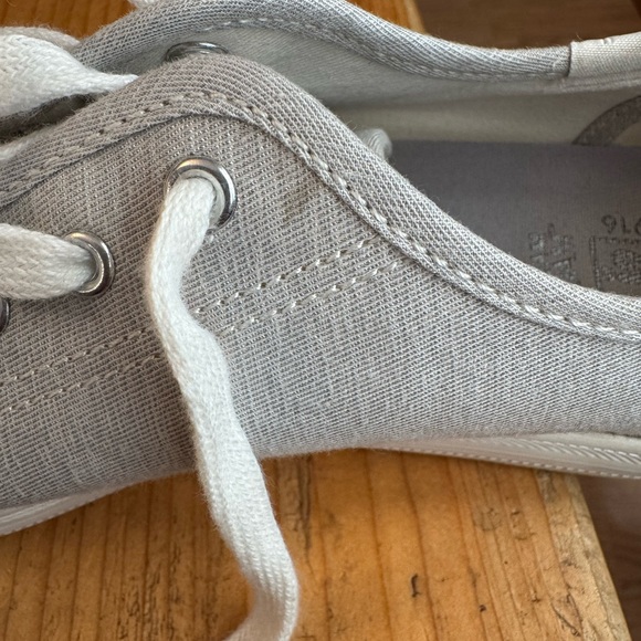 Keds Light Gray Canvas Sneakers - Picture 9 of 12